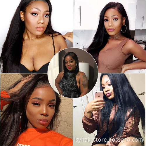 Lsy Virgin Cuticle Aligned Hair Peruvian, Peruvian Straight Raw Hair Bundle Vendors,100% Peruvian Virgin Human Hair Extensions
